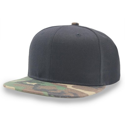 Camo Snapback Cap