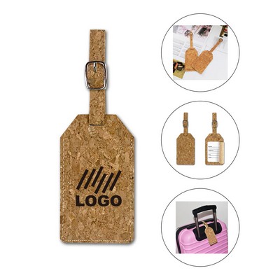 Customized Eco-Friendly Cork Luggage Tag