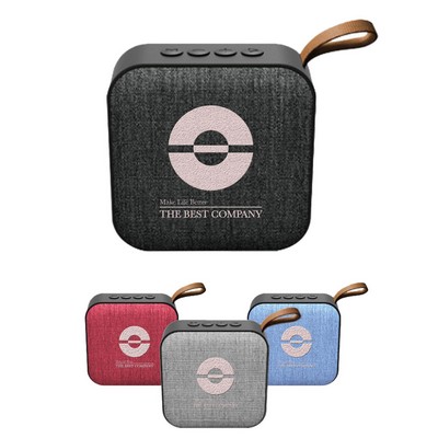 Fabric Portable Wireless Bluetooth Speaker