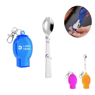 Stainless Steel Folding Spoon With Box