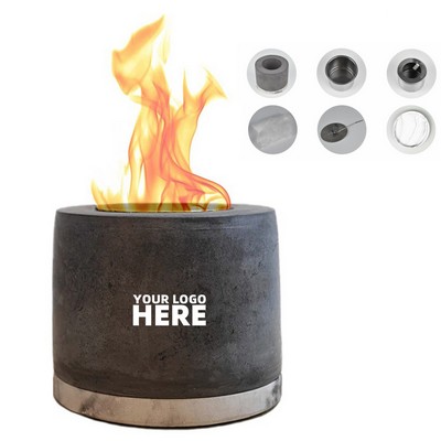 Cement Tabletop Fire Pit