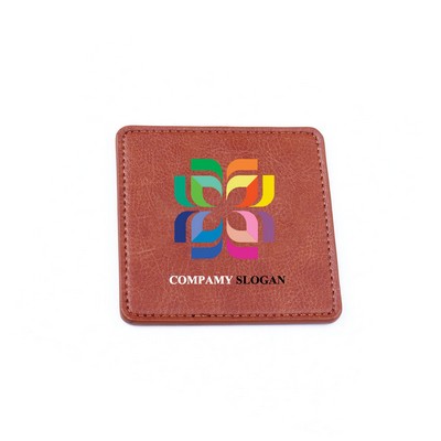 Square PU Leather Coaster