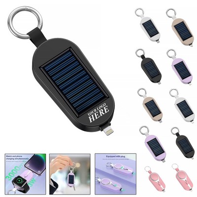 4 in 1 Portable Solar Keychain Power Bank