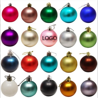 Round Plastic Christmas Decoration Balls