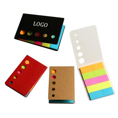 Compact 5-color Eco Sticky Notes And Flag