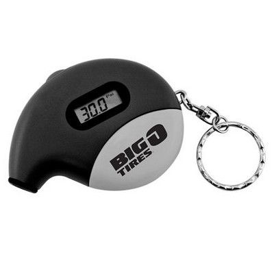 Talking Digital Tire Gauge w/ Key Ring