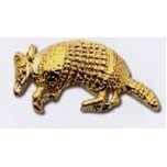 Stock Western Motifs Lapel Pins (Armadillo)