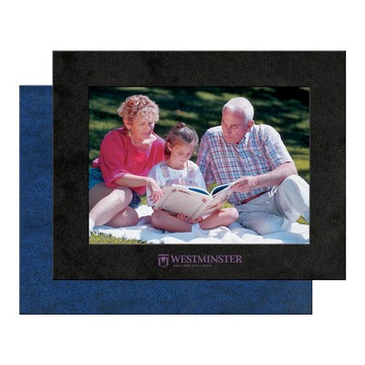 4" X 6" Leatherette Photo Frame with Custom Imprint