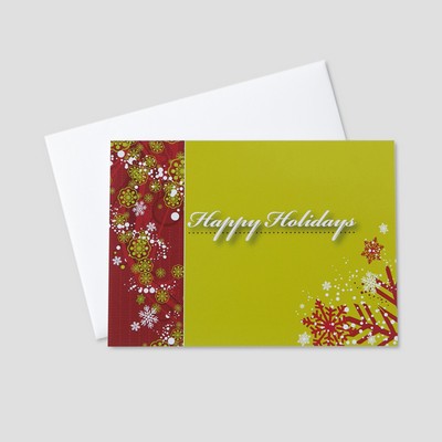 Happy Design Elements Holiday Greeting Card