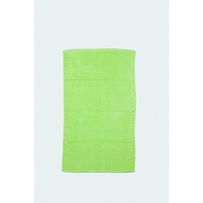 Velour Beach Towel (28" x 58") Lime Green (Blank)