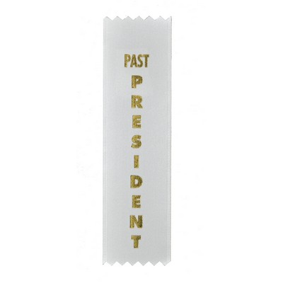 Stock Pinked End Ribbon (1 5/8"x6") - Past President