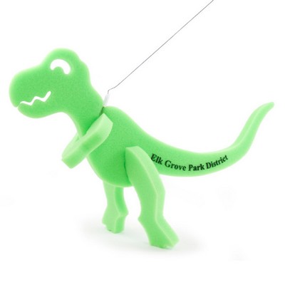 T-Rex Dinosaur on a leash