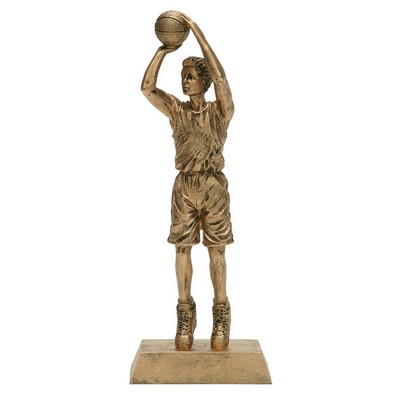 Basketball, Male Figure - Large Signature Figurines - 12-3/4" Tall