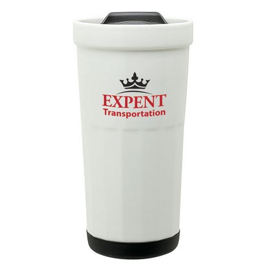 Latte 16 oz. Ceramic Travel Tumbler