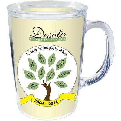 14 Oz. Double Wall Thermal Mug - White Insert