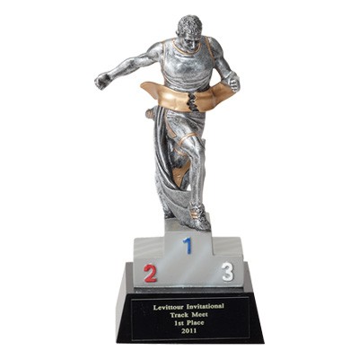 Resin Male Track Trophy