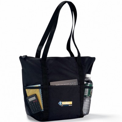 16 Oz. Canvas Boat Bag 300D Polyester Convention Tote Two-Tone