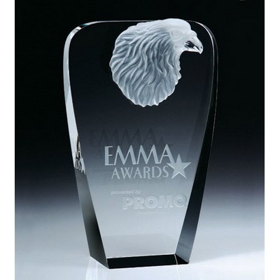 Absolute Crystal Eagle Award 8 1/8"H