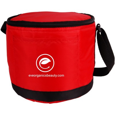 Round Cooler Bag (6 cans) - 1 color (6" x 8")