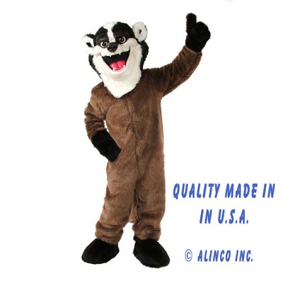 Barry Badger Mascot Costume