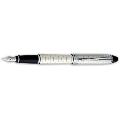 Luxury Line Aurora Quadra Sterling Silver Fountain Pen