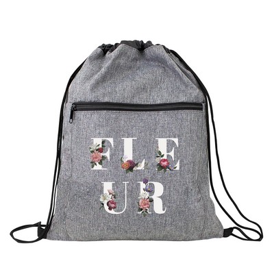 Heather Gray Drawstring Sportpacks