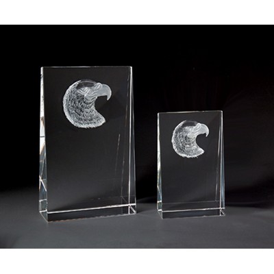 Eagle Optical Crystal Award/Trophy 6"H