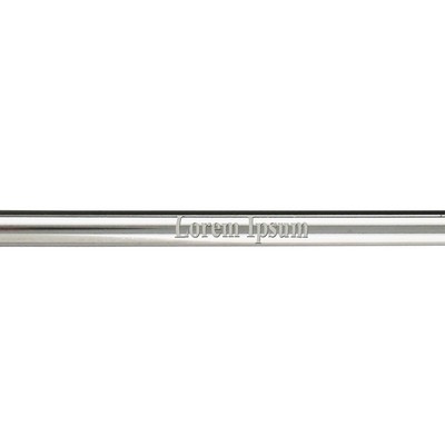 Curved Stainless Steel Straw w/Rolled Edge