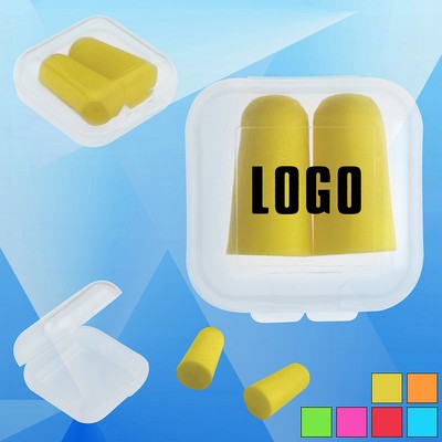 Earplugs in Square Case