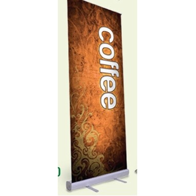 10 Mil Full Color Retractable Banner w/ Stand (33"x80")