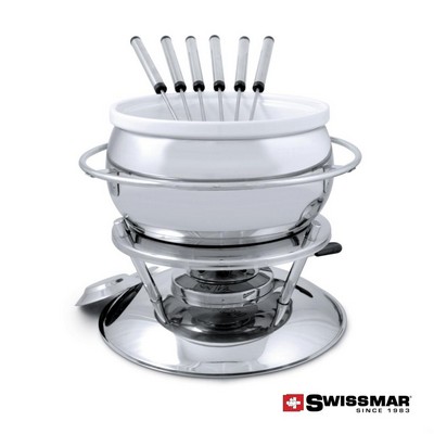 Swissmar® Zuri 11pc Fondue Set - Stainless Steel