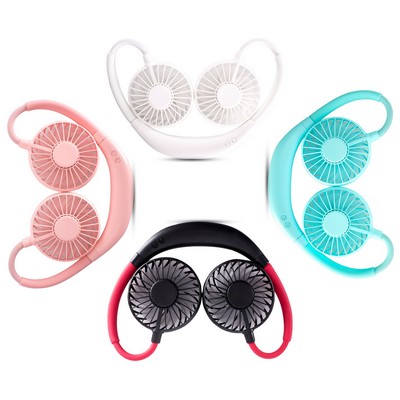 Portable Hanging Neck Sports Fan-USB Rechargable