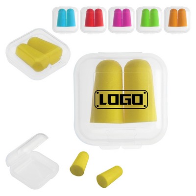 Soft Foam Hearing Protection Ear Plugs With Case