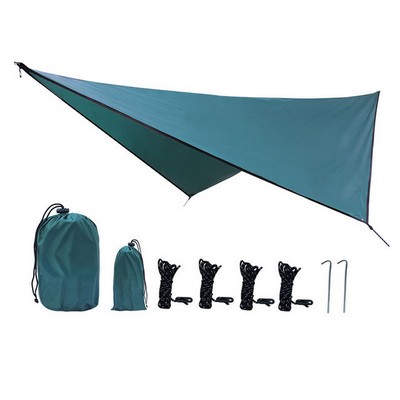 Four Corners Diamond Shape Camping Tent Tarp