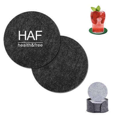 Round Felt Coaster for Drinks Absorbent