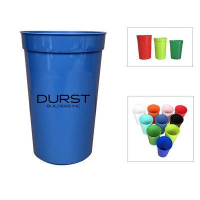 20 Oz Custom Reusable Plastic Stadium Cup