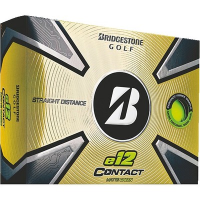 Bridgestone E12 Contact - Matte Green Golf Ball