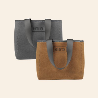 Small Suede-Ish Neoprene All Day Tote