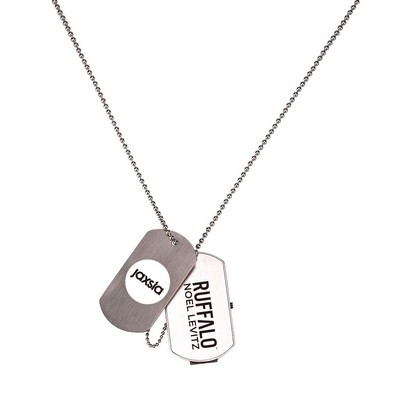 Brookville Army Tag Necklace USB-128MB