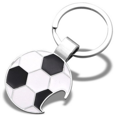 Soccer Bottle Opener Keychain