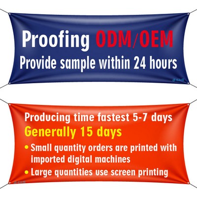 13 Oz 4'x8' vinyl banner printing