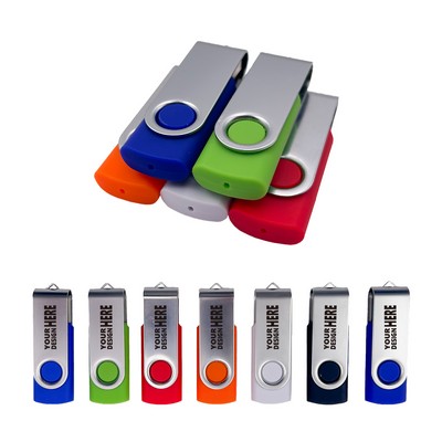 2 GB Swivel Flash Drive MOQ 100pcs