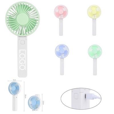 Portable Folding Rechargeable Handheld Desk Mini Fan