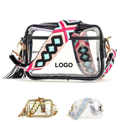 Clear Crossbody Purse Bag (direct import)