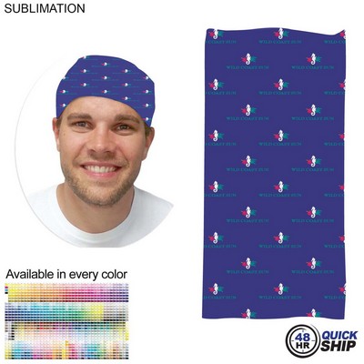 48 Hr Quick Ship - Sublimated Multifunction Tubular Headwear (Fandanna Bandanna)