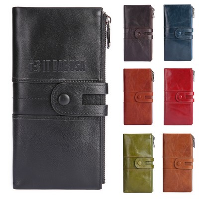 Large Leather Women Wallet