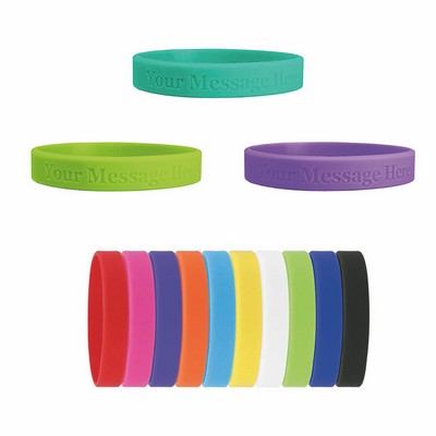 Embossed Silicone Wristband