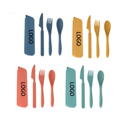 Wheat Straw Utensils Set