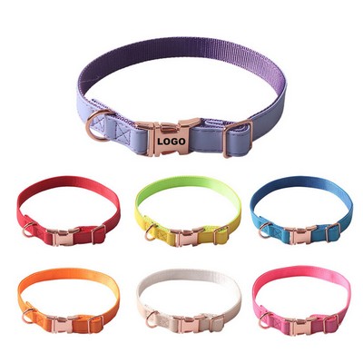 Macaron Pu Ribbon Dog Collar