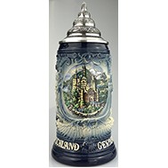 German Shield Stein, 0.75L